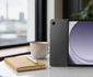 Samsung Galaxy Tab A9 LTE in a modern Auckland cafe setting