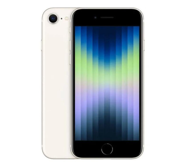 iPhone SE 2022 (3rd Gen)128GB SS+eSim Starlight A Grade above 90% Battery Health( Refurbished ) - (Message Stock)