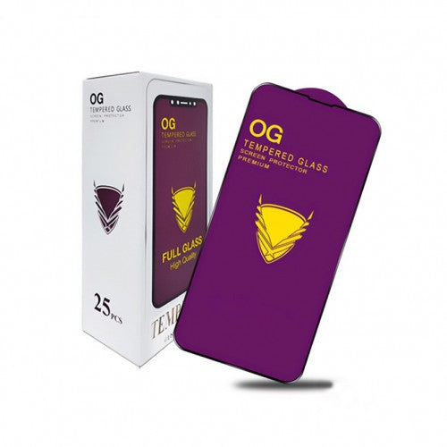 iPhone 16 Pro Max OG Privacy Golden Armor High Quality 9H Tempered Glass Screen Protector