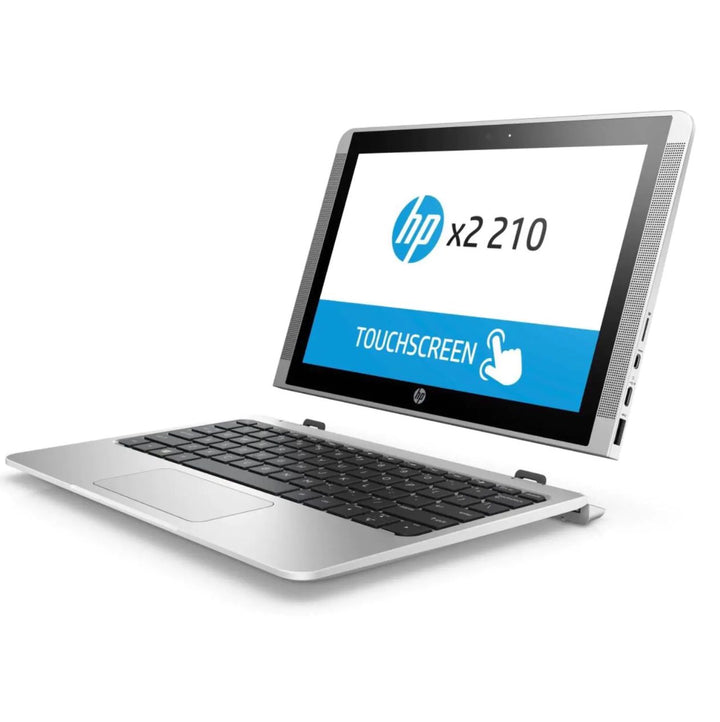 HP x2 210 G1 10.1" Detachable Tablet Laptop – Intel Atom x5-Z8300 1.44GHz / 4GB RAM / 64GB Storage / Win 10 – Silver Grey