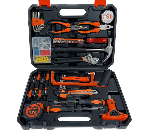 [AL4]FSL FSGJTZ-JG004-4 45 Pcs Household Multi-Function Hand Tool Box Complete Set