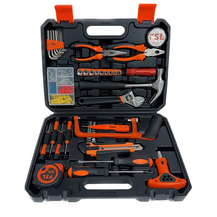FSL FSGJTZ-JG004-4 45 Pcs Household Multi-Function Hand Tool Box Complete Set