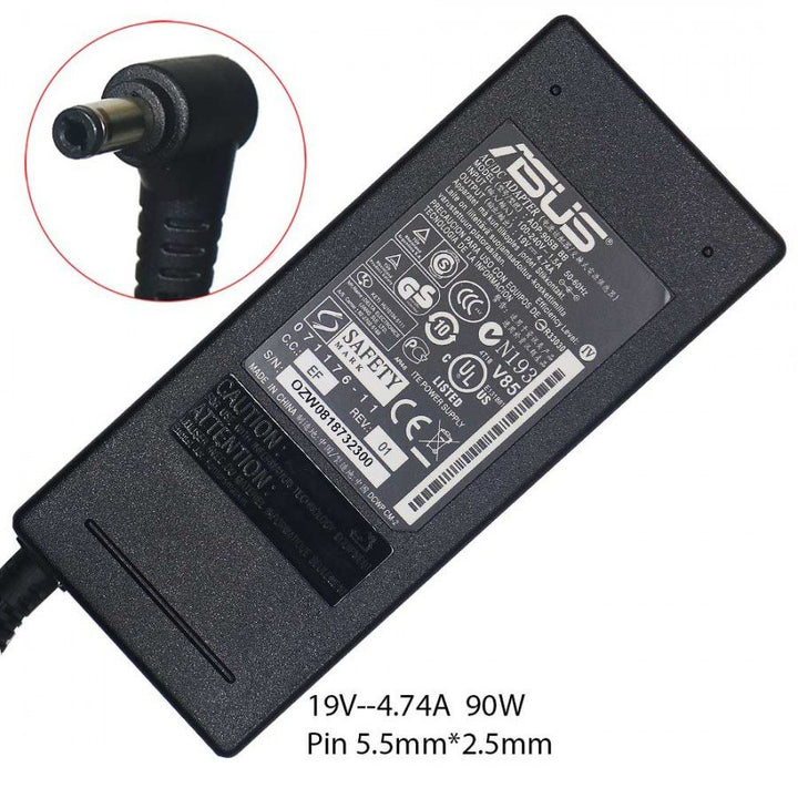 Original Asus 19V 4.74A 5.5x2.5mm 90W Power Adapter