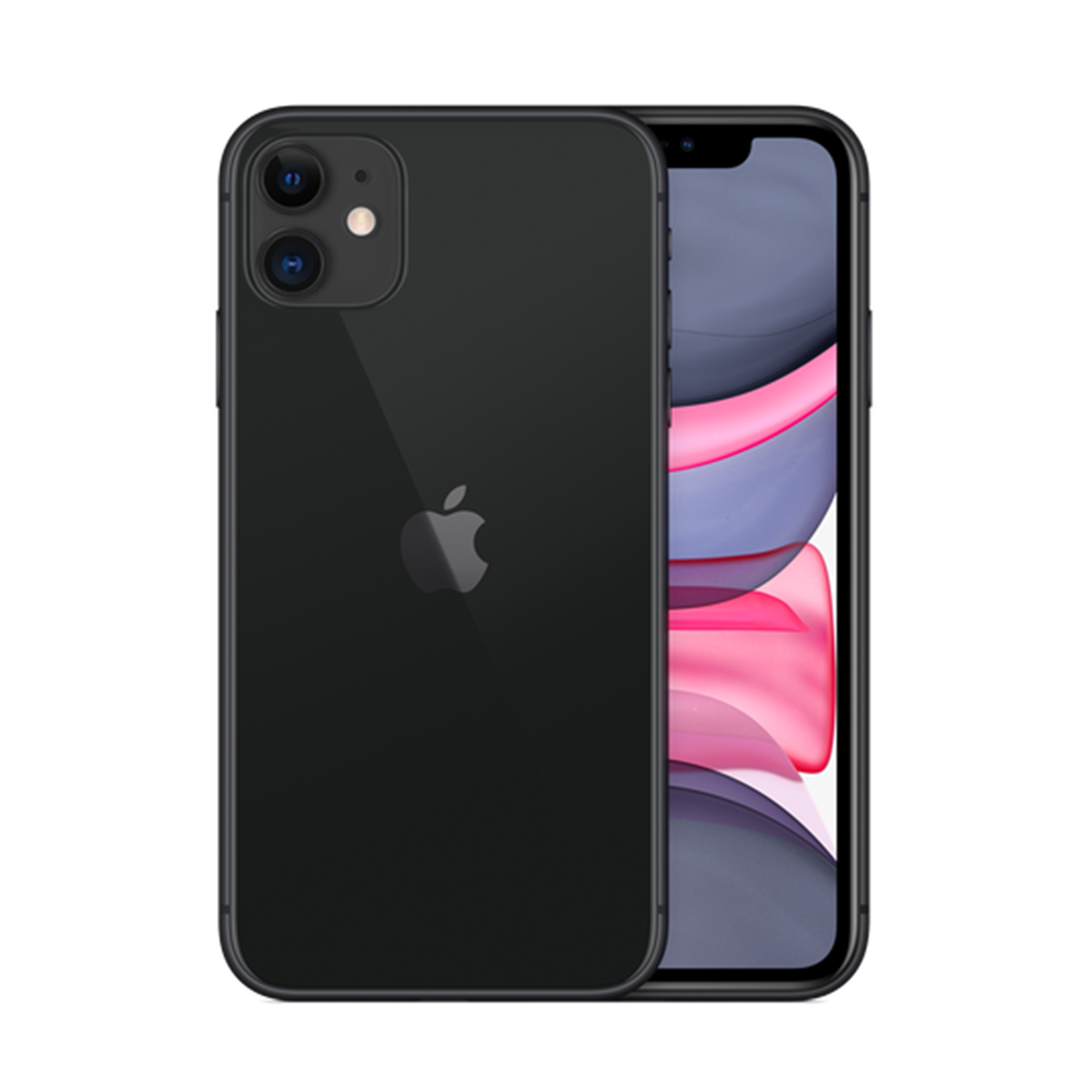 iPhone 11 64GB SS+eSim Black A Grade 100% Battery Health( Used )