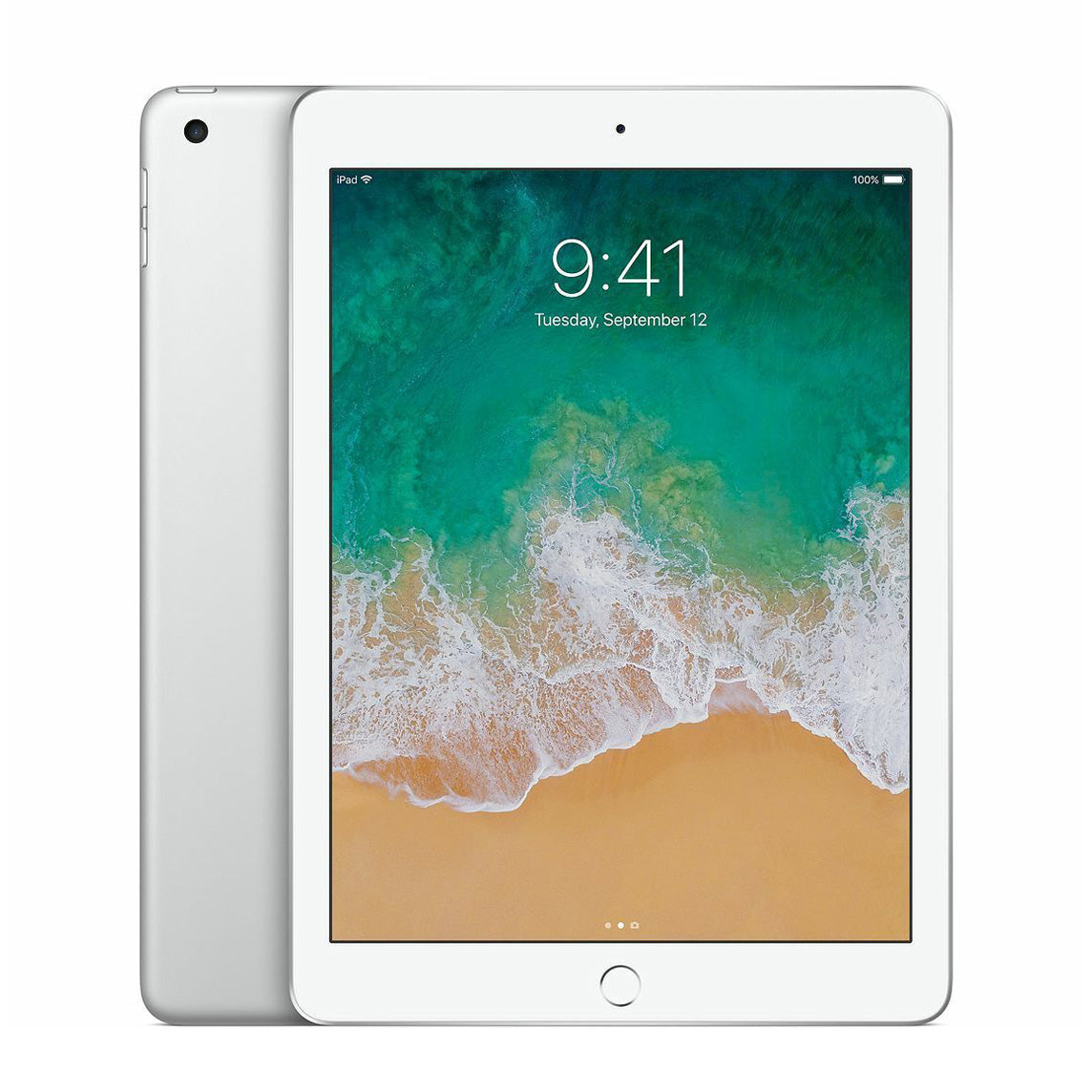 iPad 5th Gen 9.7" Cellular + Wi-Fi 32GB Silver A1823 A Grade above 80% Battery Health( Refurbished )