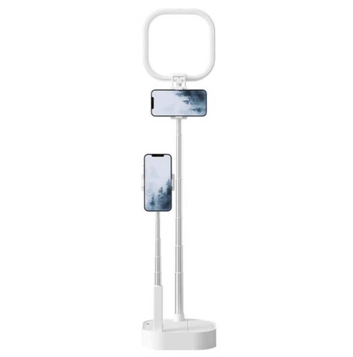 V8 Multi-Function Box Foldable Mobile Phone Holder with Remote Control White
