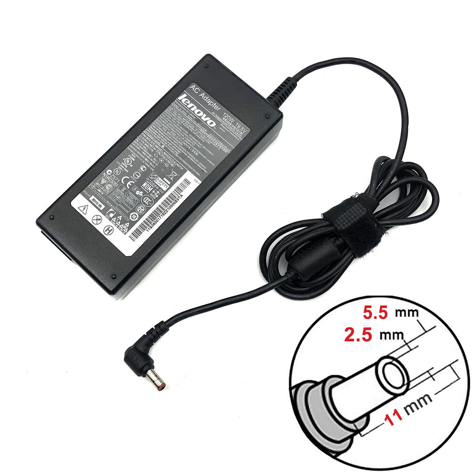 [M49]Original Lenovo Power Adapter 120W 19.5V 6.15A 5.5MM*2.5MM
