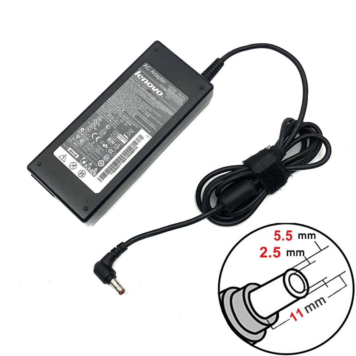 Original Lenovo Power Adapter 120W 19.5V 6.15A 5.5MM*2.5MM