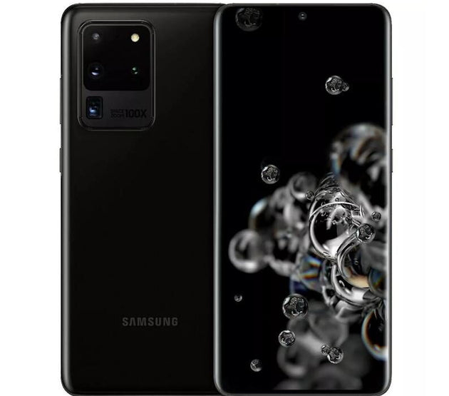 Samsung Galaxy S20 Ultra SM-G988U SS+eSim 128GB with 12GB RAM Cosmic Black A Grade ( Used )