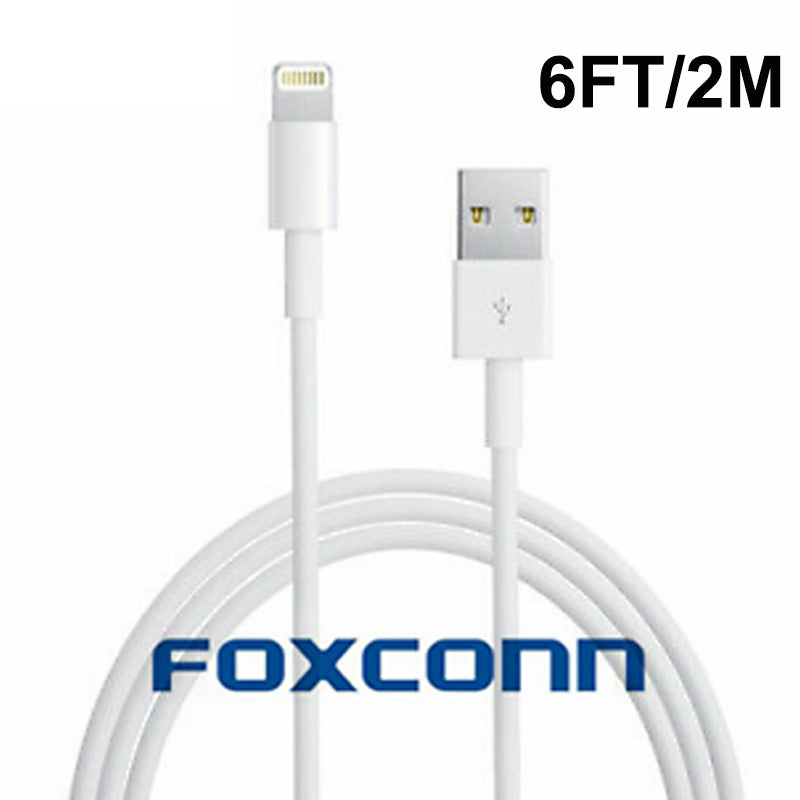 [5-B221]Original Foxconn 2M USB to lightning charging cable For Apple iPhone 5 6 6S(Plus) 7 8 iPad without retail package