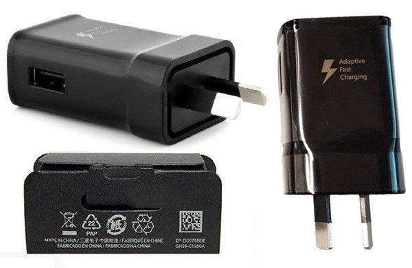 Wall Adapter Charger for Samsung Black 15W Fast Charger