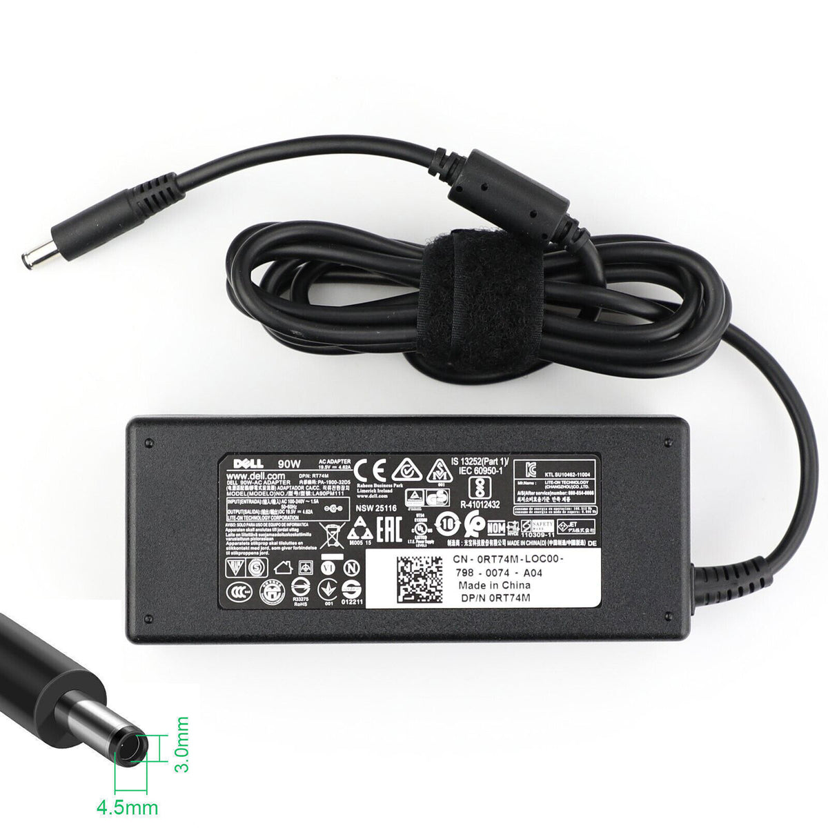 Original Dell PA-1900-32D 19.5V 4.62A,90W 4.5mm脳3.0mm Power Adapter.Model Number LA90PM111