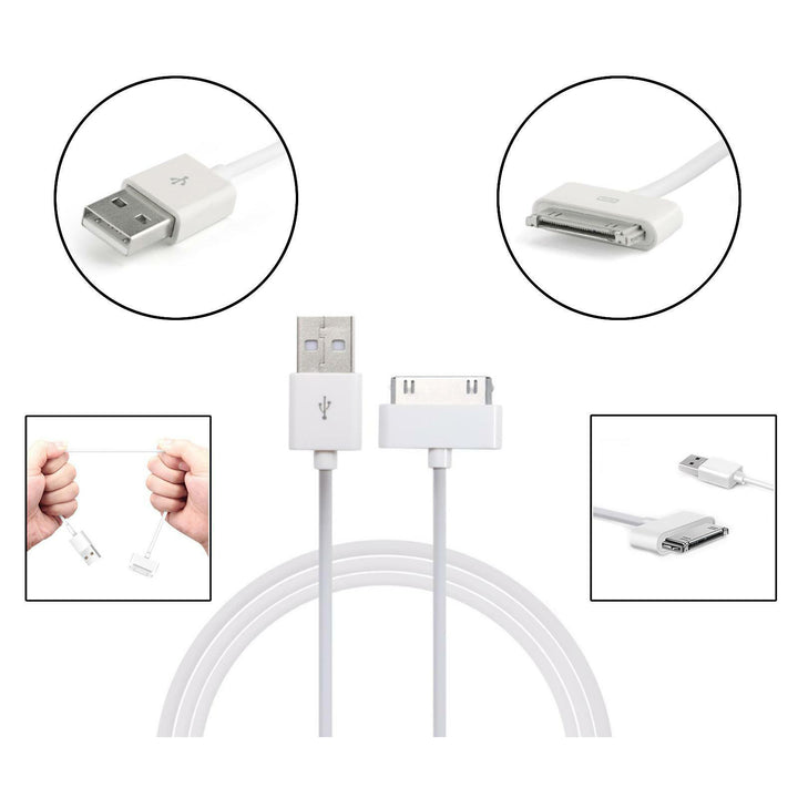 Original Apple 30pin to USB Cable for iPhone 4 iPad 2