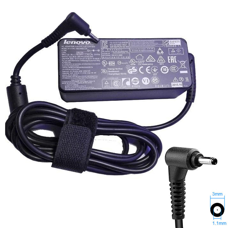 [L33] Original Lenovo Chromebook N21 ADLX45DLC3A 20v 2.25A 45W 3.0mm*1.1mm..