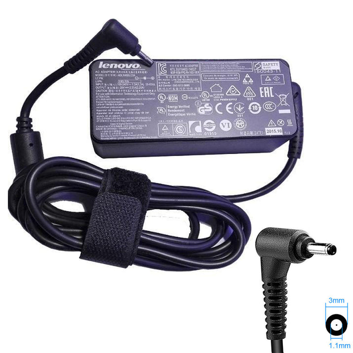 Original Lenovo Chromebook N21 ADLX45DLC3A 20v 2.25A 45W 3.0mm*1.1mm