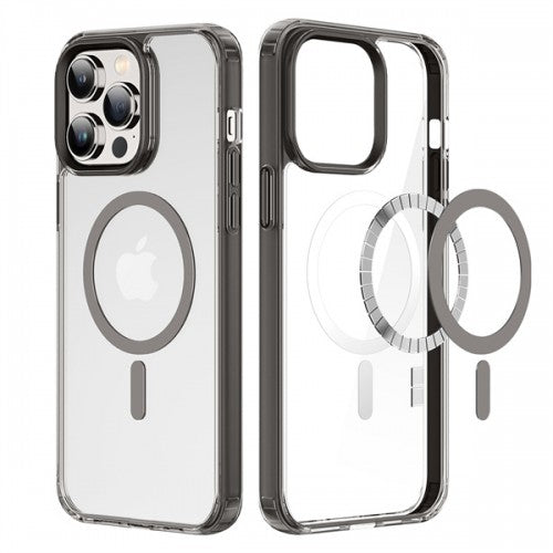DUX DUCIS Clin2 Series MagSafe Clear Case for iPhone 14 Max (14 Plus) 6.7 - Grey Border