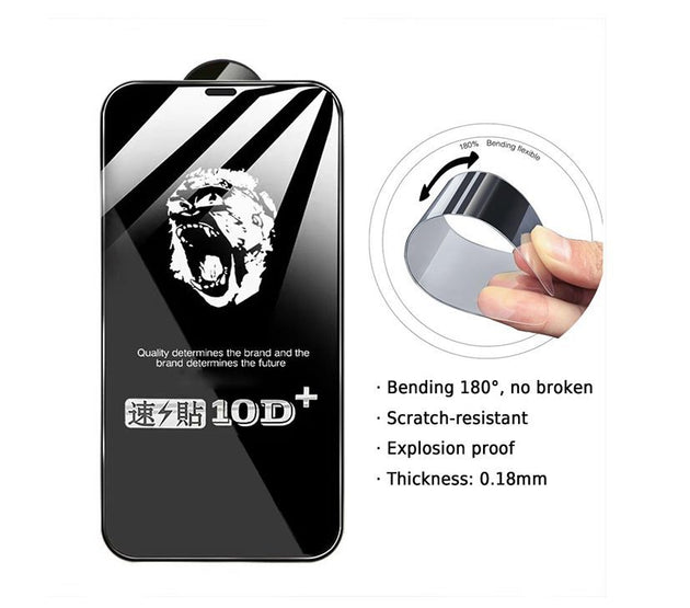 [U02]iPhone 12/12 Pro/6.1 Gorilla Pliable and Strong Tempered Glass Screen Protector WITH PACKAGE