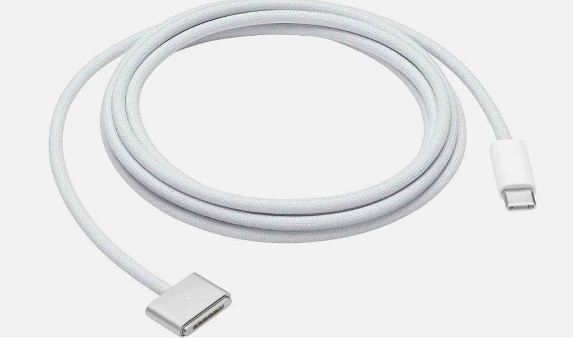 [5-B216]Original Apple USB-C to Magsafe 3 Charging Cable 2M White MLYV3FE/A A2363