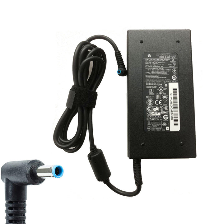 Original HP 19.5V 6.15A, 120W Power Adapter, Tip pin size: 4.5mm * 3.0mm (Blue with pin in centre).use for HP Envy 17 Series