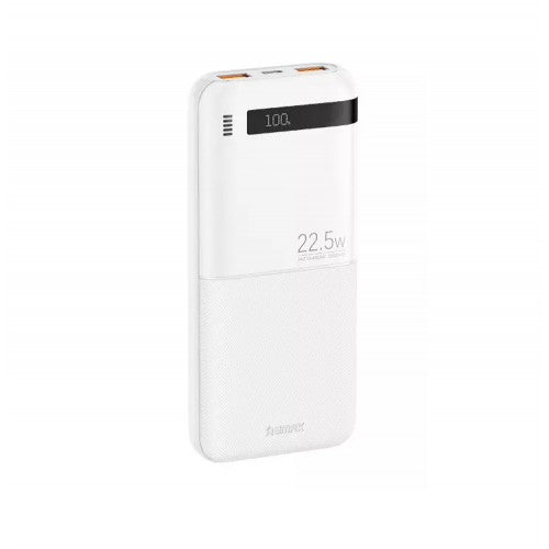 REMAX RPP-72 Piloteer Series 20000mAh PD+QC Fast Charging Power Bank (PD 20W+QC 22.5W) - White[J]