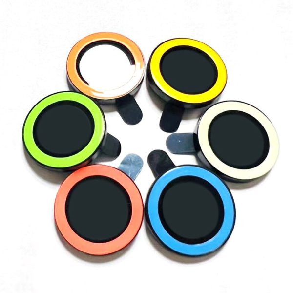 iPhone 14 / 14 Plus (14 Max) 9H Luminous Camera Lens Protector Film Orange