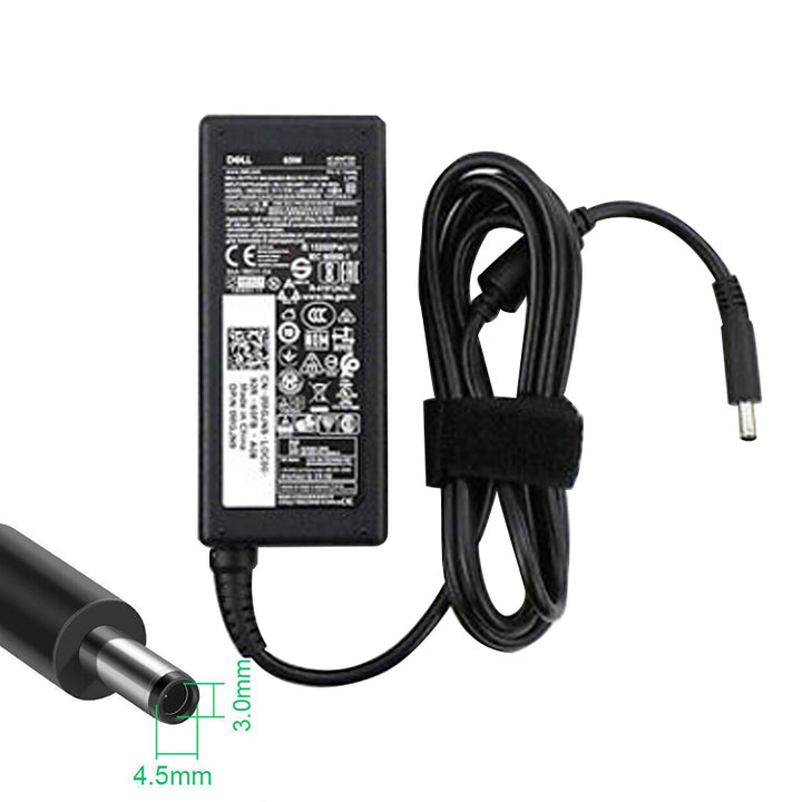 Original Dell PA-12 19.5V 3.34A, 65W 4.5mm脳3.0mm Power Adapter