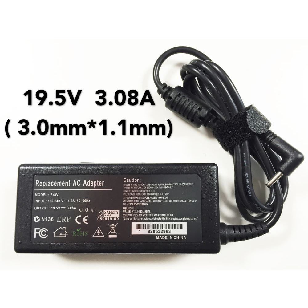 [L26]Replacement Asus 19.5V 3.08A 60W Power Adapter Model EP121