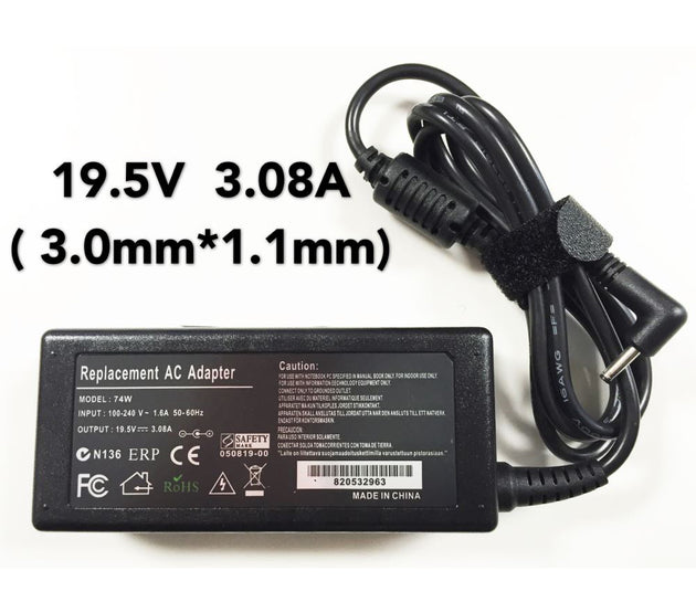 [L26]Replacement Asus 19.5V 3.08A 60W Power Adapter Model EP121