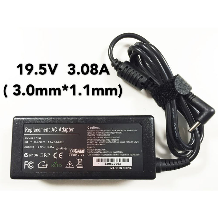 Replacement Asus 19.5V 3.08A 60W Power Adapter Model EP121