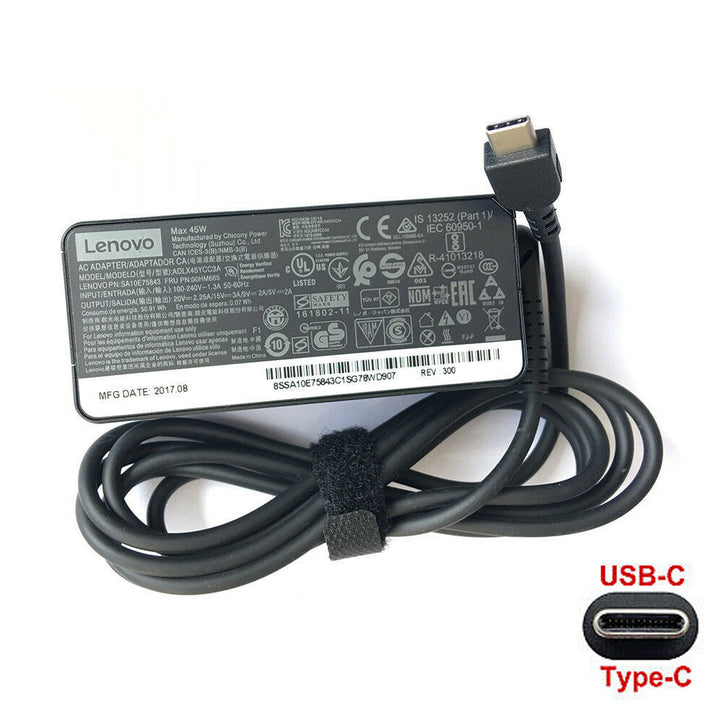 Original Lenovo Yoga 720 20V 2.25A 45W USB-C Power Adapter
