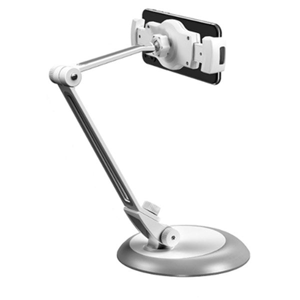 JHD-165 (JHD-121)Dual suction cup smart phone and tablet mount desk mount high quality White+Grey