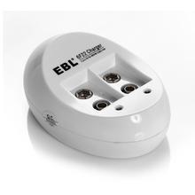 EBL LN-6415 2 Slots Smart LCD Charger 9V for 6F22 with USB Cable