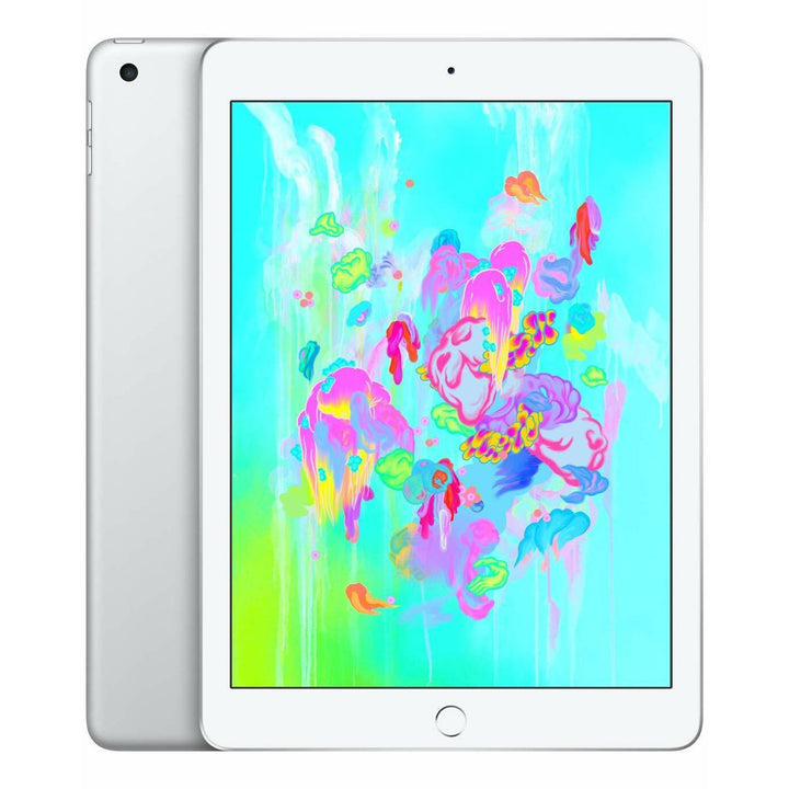 iPad 6th Gen 9.7" Cellular + Wi-Fi 32GB Silver A1954 A Grade above 90% Battery Health