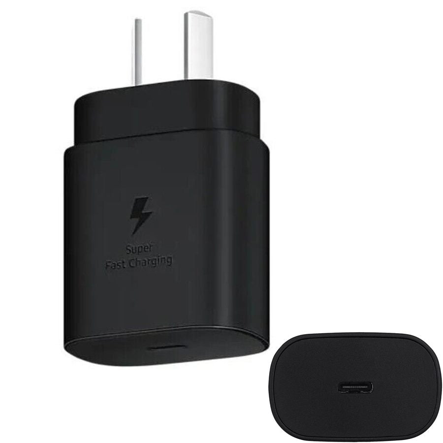 [5-A219]Samsung USB-C 25W AC Charger Black TA800 S20 S20+ ULTRA NOTE 10