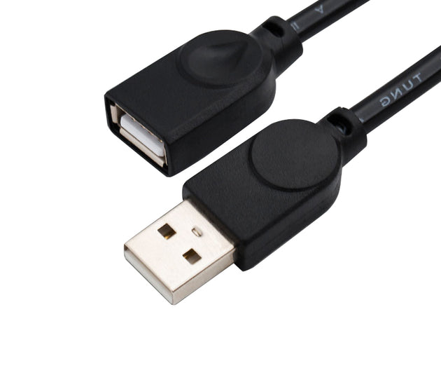 [5-A32]3M USB-USB Extended Cable Black