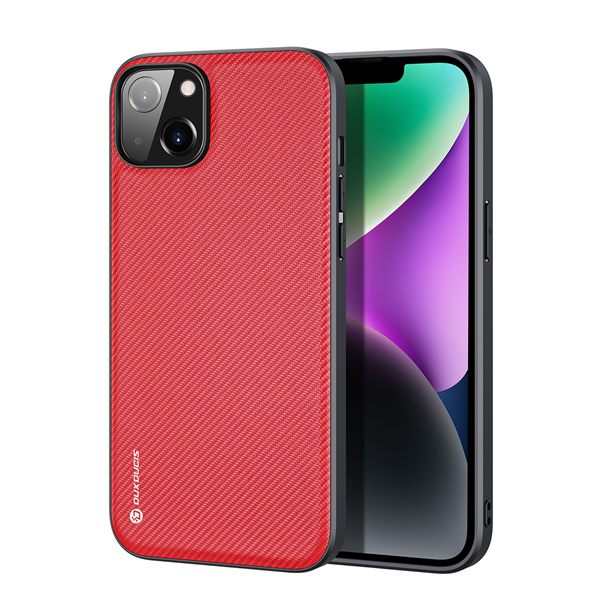 DUX DUCIS Fino Series Premium Case for iPhone 14 Plus (14 Max) Red