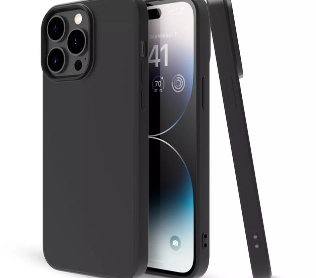 [UA08]Silicone phone case without ring for samsung NOTE 10 BLACK