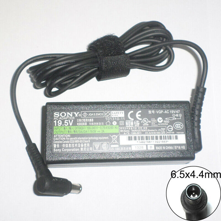 Original Sony Power Adapter 19.5V 2A 40W (VGP-AC19V39)(6.5x4.4mm)