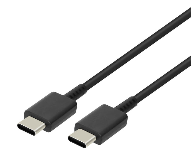 [5-A215]Original Samsung Dual USB-C Cable 1 Meter 3A PD Super Charge Type C To Type C USB Cable 40W fast charging For Galaxy Note 10 pro S20 S10 Plus A90 A80 A70 Black