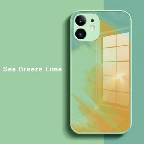 Biguo Phone Artistic Shockproof Case for iPhone 11 Pro Max Sea Breeze Lime