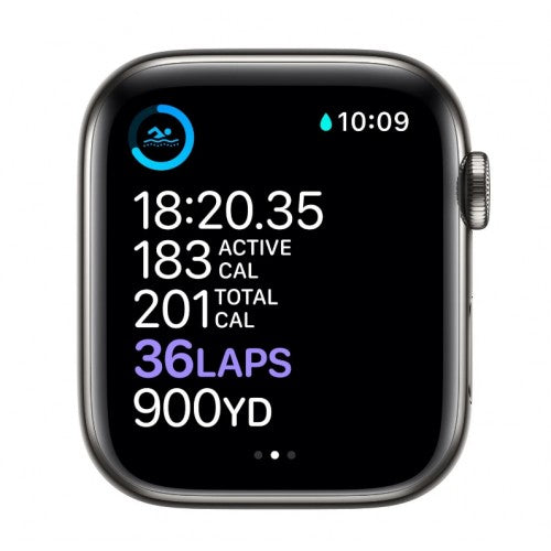 Apple Watch Series 6 A2376 44mm GPS + Cellular 32GB Graphite Stainless Steel – A Grade - NO Band