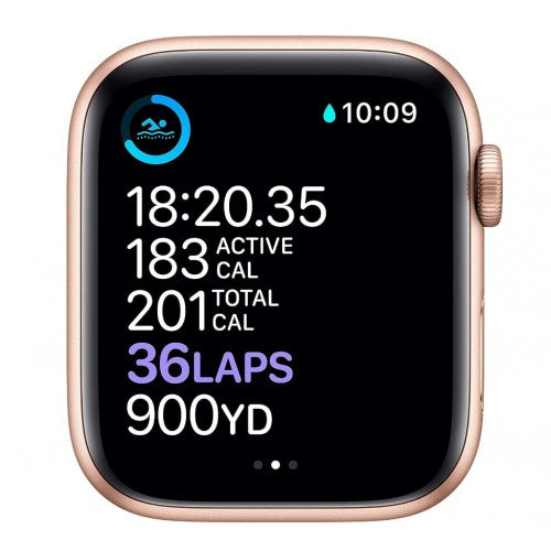 Apple Watch Series 6 A2375 40mm GPS + Cellular 32GB Gold Stainless Steel – A Grade - NO Band