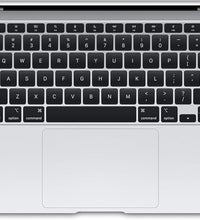 MacBook Air 13-inch A2337 Silver - keyboard and top view (model illustration)