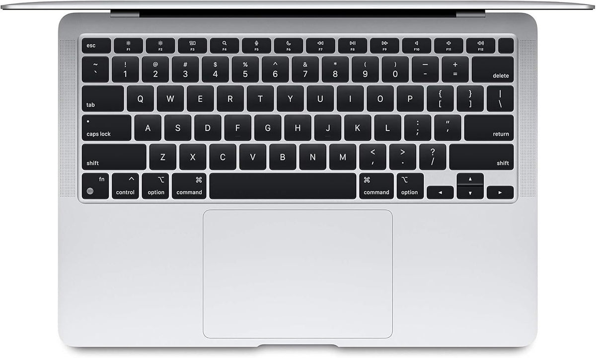 MacBook Air 13-inch A2337 Silver - keyboard and top view (model illustration)
