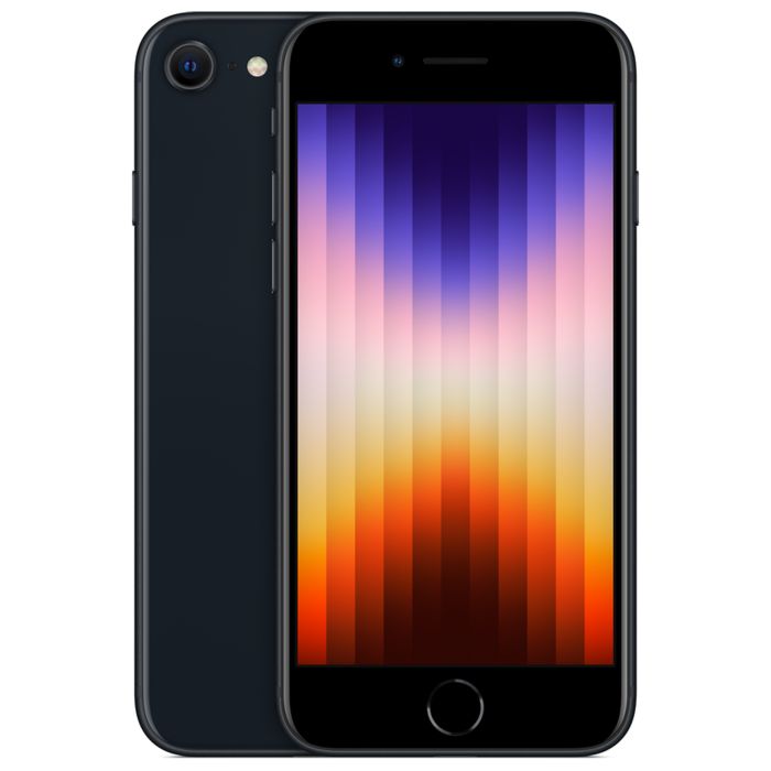 iPhone SE 2022 (3rd Gen)64GB Midnight A Grade 100% Battery Health( Refurbished )