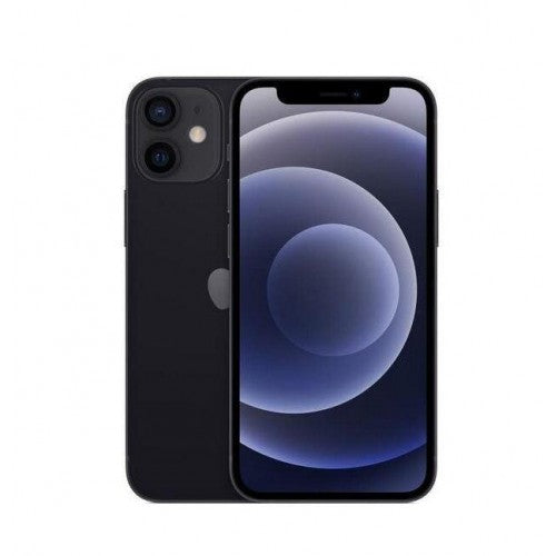 iPhone 12 128GB Black SS+eSim 100% Battery Health Excellent Grade frame scratch - Face ID not work - (Message Stock)