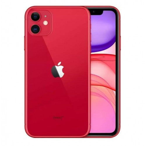 iPhone 11 64GB SS+eSim Red A Grade above 90% Battery Health - Face ID not work