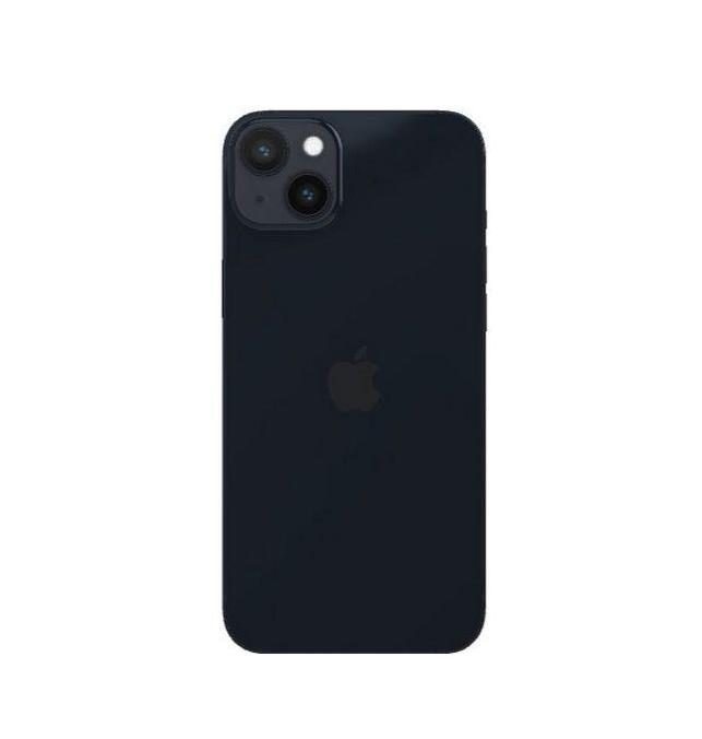 iPhone 14 Midnight - rear view (model illustration)