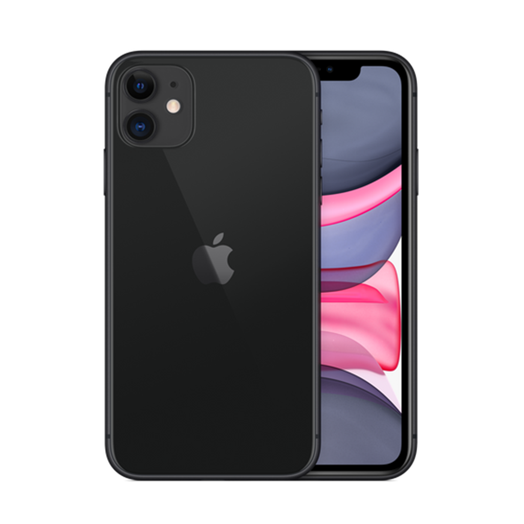 iPhone 11 128GB SS+eSim Black A Grade 100% Battery Health( Used )