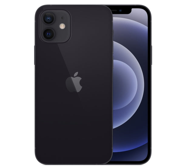 iPhone 12 64GB Black SS+eSIM A Grade 100% Battery Health